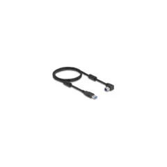 Delock USB 5 Gbps Kabel Typ-A Stecker zu Typ-B Stecker 90° unten gewinkelt 1 m