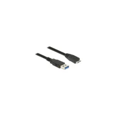 Delock USB 5 Gbps Kabel Typ-A Stecker zu Typ Micro-B Stecker 1.5 m schwarz