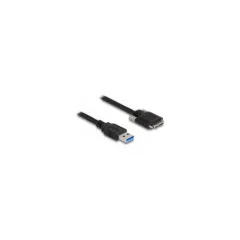 Delock USB 5 Gbps Kabel Typ-A Stecker zu Typ Micro-B Stecker mit Schrauben 0.5 m