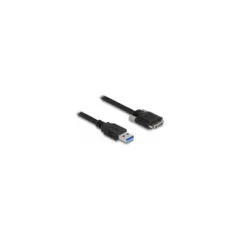 Delock USB 5 Gbps Kabel Typ-A Stecker zu Typ Micro-B Stecker mit Schrauben 2 m