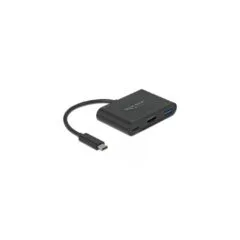 DELOCK USB-C to HDMI 4K30 Adapter - USB-A and USB-C PD Passthrough