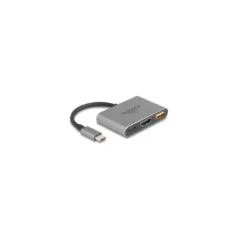 Delock USB-C to HDMI 4K30Hz Adapter - USB-A Port, USB-C PD 90 W