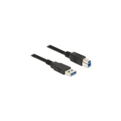 DELOCK USB Cable USB 3.0 A to B - 2.00m - Black