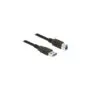 DELOCK USB Cable USB 3.0 A to B - 2.00m - Black
