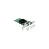 DeLOCK USB Expansion Card - PCIe x4 to 4x ext. USB 3.0 Quad C.LP