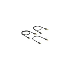 Delock USB-Kabelsatz - Schwarz