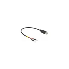 Delock USB Stromkabel Typ-A auf 2 x Pfostenstecker einzeln Strom 20 cm