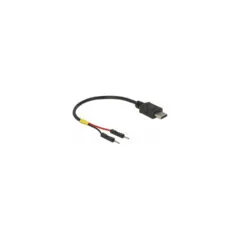 Delock USB Stromkabel Typ-C auf 2 x Pfostenstecker einzeln Strom 10 cm