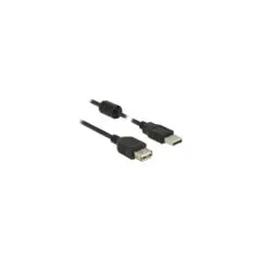 Delock Verlängerungskabel USB 2.0 Typ-A Stecker to USB 2.0 Typ-A Buchse 3.0 m schwarz