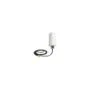 Delock WLAN 802.11 ac a h b g n Antenne SMA Stecker 1.4 - 3.0 dBi omnidirektional mit Anschlusskabel ULA100 1 m weiß ...