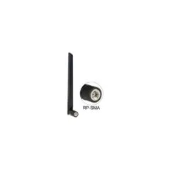 DELOCK WLAN RP-SMA Antenna 802.11ac/a/b/g/n Omni-Directional - Black, 3-5 dBi