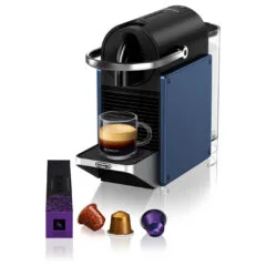 DeLonghi Kaffeemaschine Nespresso Pixie EN schwarz blau