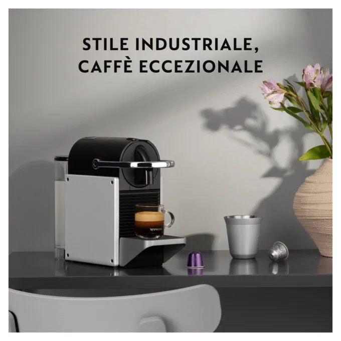 DeLonghi Kaffeemaschine Nespresso Pixie EN127.BL silber schwarz — image 2