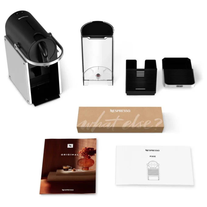 DeLonghi Kaffeemaschine Nespresso Pixie EN127.BL silber schwarz — image 3