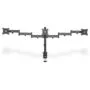 Desk Mount for 3 Monitors up to 27in - DA-90362 - Desk Clamp Arm, Triple Arm, 8 kg/arm