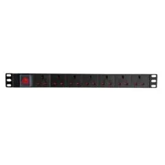 DigitMX NETPRO - NP-CPDU7 - 1U 7-ways PDU 13A with Switch