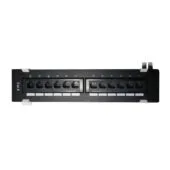 DigitMX NETPRO - NP-CPP12C6W - 12 Port CAT6 Wall Patch Panel