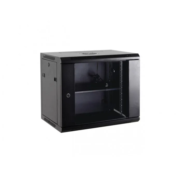 DigitMX NETPRO Wall Rack - NP-C18U60W2F - 19'' Wall Rack 18U 60cm with fan — image 2