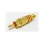 DigitMX RCA Plug - DMX-RCAR - Gold Red