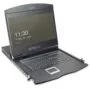 DIGITUS 19' 1U TFT KVM Console - dt.Layout - 8-Port VGA, Touchpad, German Keyboard, Black