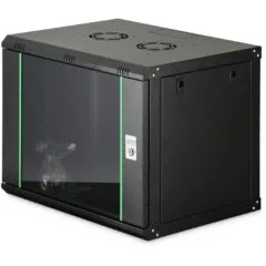 Digitus 19'' 9U Wall-Mount Cabinet 474x600x450mm - Black