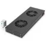 DIGITUS 2-Fan Insertion Ventilation Unit - 19'' Rack - Black