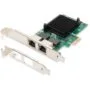 Digitus 2-Port Gigabit Ethernet PCIe Card - Intel 82575EB, Internal, 2x RJ-45, 1 Gbps