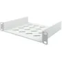 DIGITUS 254 mm depth 1U rack shelf - Grey RAL7035