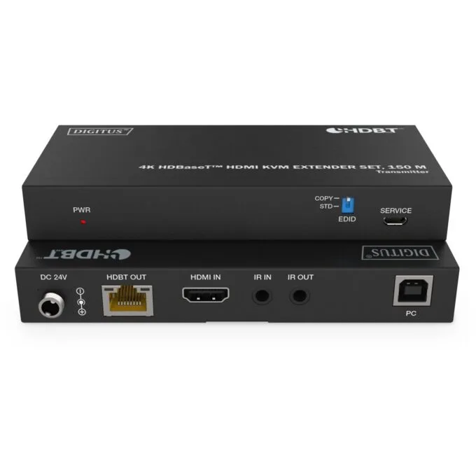 DIGITUS 4K HDBaseT HDMI KVM Extender Set USB 1.1 150m - 4K HDBaseT KVM Extender — image 3