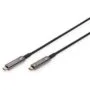 DIGITUS 4K USB-C to USB-C AOC AV Cable - 15 m - Black - USB 3.2 Gen 1