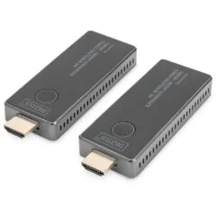 DIGITUS 4K Wireless HDMI Extender Set - (4K, Wireless) - 30 m Range