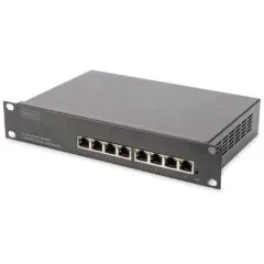 DIGITUS 8-Port Gigabit Managed Switch - Black -