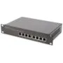 DIGITUS 8-Port Gigabit PoE Managed Switch - Black - 80 W PoE Budget, IEEE 802.3at, L2+