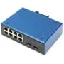 Digitus 8+2P Industrial Fast Ethernet PoE Switch - 10-Port