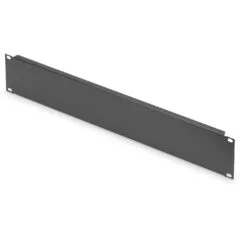 DIGITUS Blind Cover Plate 2U 483mm Black - 19in Rack Blank Panel