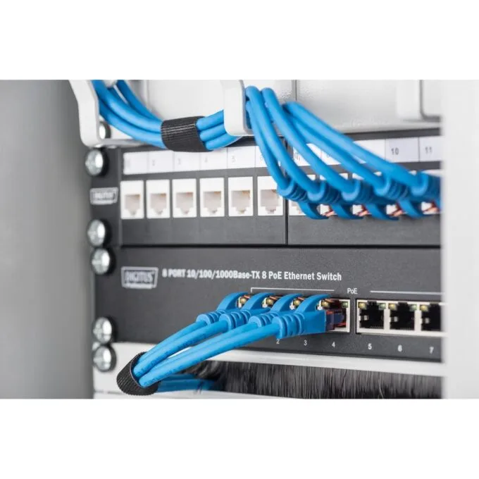 Digitus Cable Brush Strip 0.5U 10" 254mm Grey - Rack Cable Management — image 5