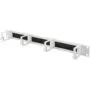 Digitus Cable Management Panel 1U 19 inch with Brush Entries - Grey