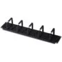 Digitus Cable Management Panel 2U, 5 Rings - Black, 483 mm (19) Wide Rack