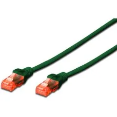 DIGITUS CAT 6 UTP Patch Cable - LSZH - 0.25 m - Green
