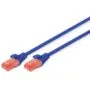 DIGITUS CAT 6 U/UTP Patch Cable - LSZH - 0.25 m - Blue