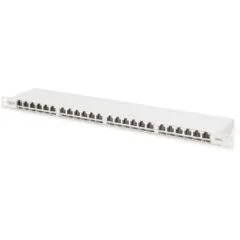 DIGITUS CAT 6A High-Density Shielded Patch Panel - Class EA - 19-Inch Rack