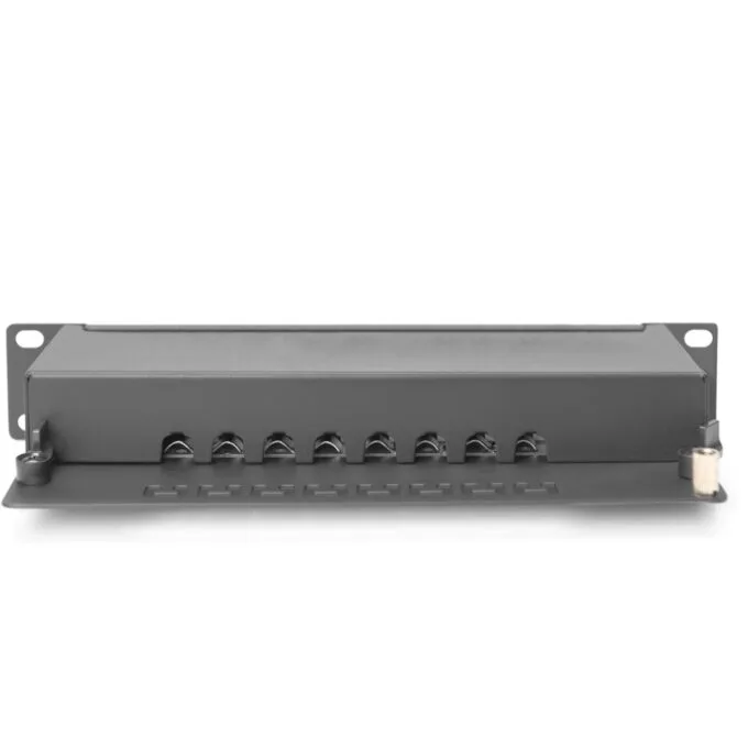 DIGITUS CAT 6A Patch Panel - Shielded - Black - 19-inch Rack-Mount — image 3