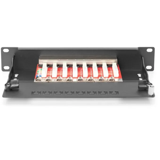 DIGITUS CAT 6A Patch Panel - Shielded - Black - 19-inch Rack-Mount — image 4