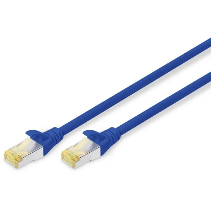 DIGITUS CAT 6A S FTP Patch Cable - 7m - Blue — image 1