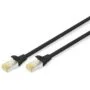 DIGITUS CAT 6A S FTP Patch Cable - Black - 0.5m