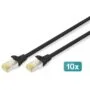 DIGITUS CAT 6A S/FTP Patch Cable - 2m - Black