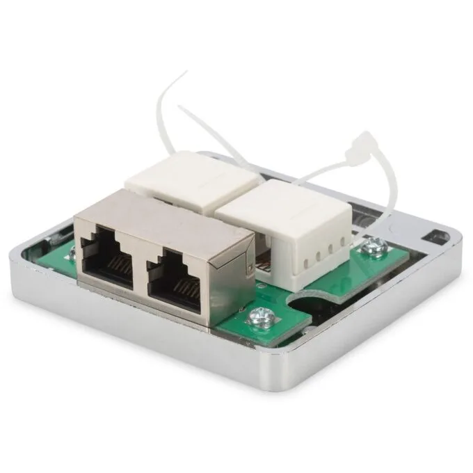 DIGITUS Cat6a 2x Keystone Shielded Surface Mount Box - Shielded enclosure, 2 Keystone slots — image 2