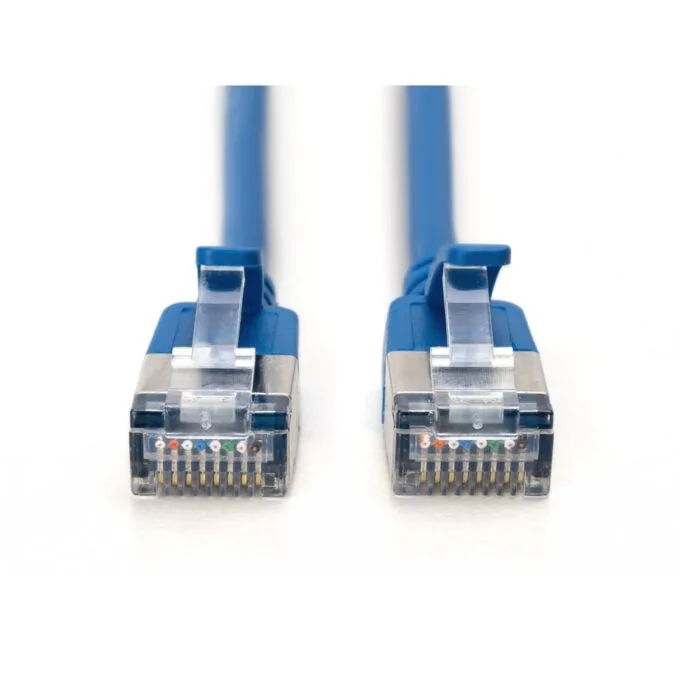 Digitus Cat6A F/FTP Slim Patch Cable - Blue — image 4