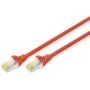 DIGITUS Cat6A S-FTP Patch Cable - 0.5m - Red