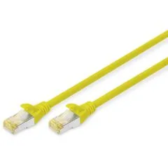 Digitus CAT6A S/FTP Patch Cable - 0.25m - Yellow
